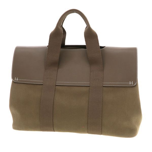 Hermes Valparaiso MM Totes Gray — view 3