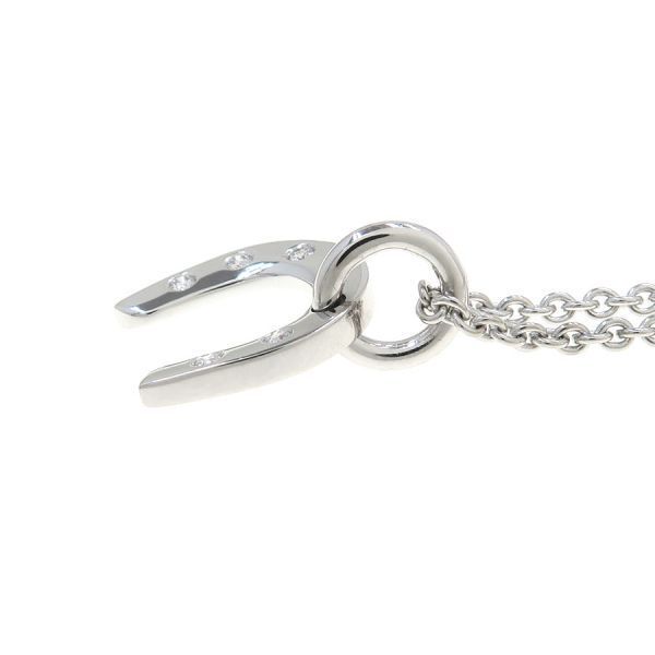 Hermes Horse Shoe Necklace Diamond — view 2