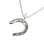 Hermes Horse Shoe Necklace Diamond — view 3