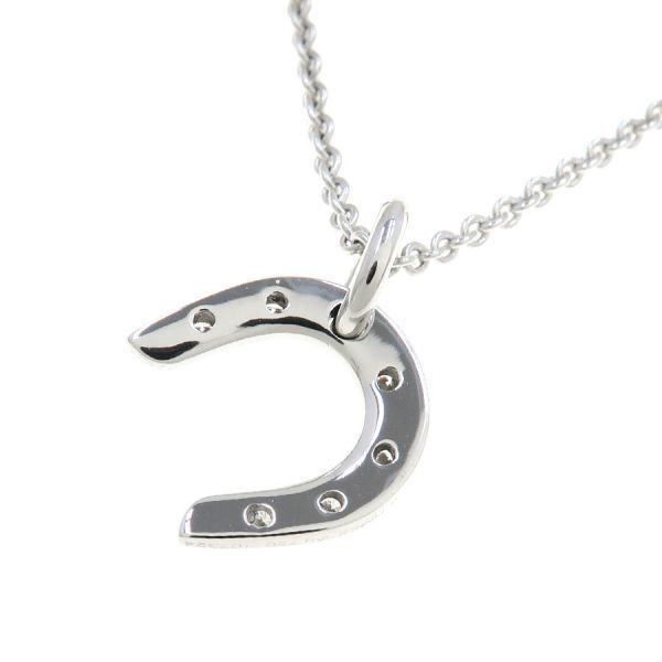 Hermes Horse Shoe Necklace Diamond — view 3