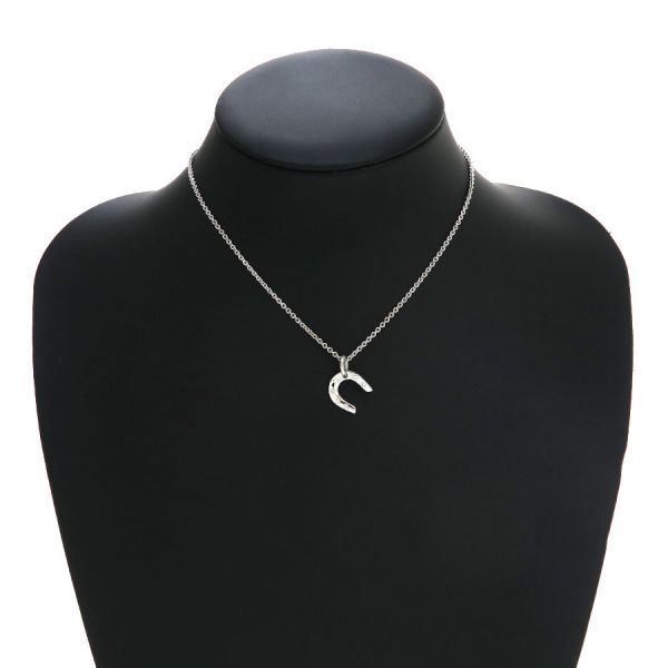 Hermes Horse Shoe Necklace Diamond — view 7