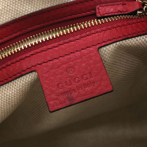 Gucci Soho Handbag Red — view 6