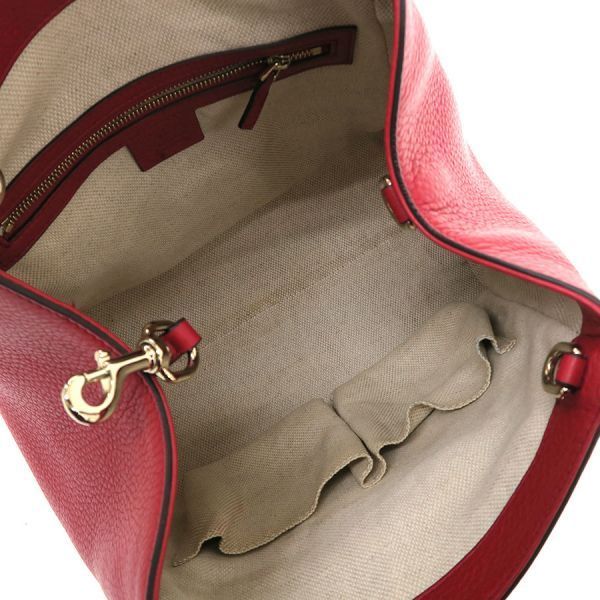 Gucci Soho Handbag Red — view 3