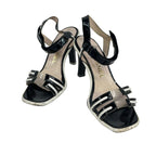 Chanel Sandals 36 Black White Leather — view 2