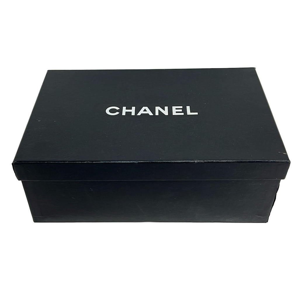 Chanel Sandals 36 Black White Leather — view 7