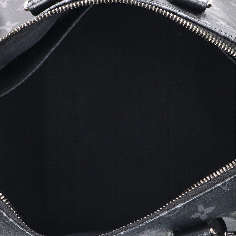 Louis Vuitton Keepall 35 Monogram Eclipse Leather Shoulder Bag 35 — view 3