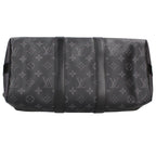 Louis Vuitton Keepall 35 Monogram Eclipse Leather Shoulder Bag 35 — view 4