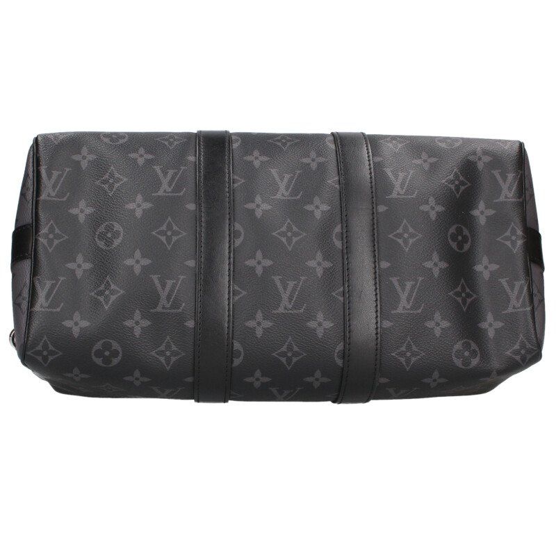 Louis Vuitton Keepall 35 Monogram Eclipse Leather Shoulder Bag 35 — view 4
