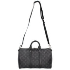 Louis Vuitton Keepall 35 Monogram Eclipse Leather Shoulder Bag 35 — view 2