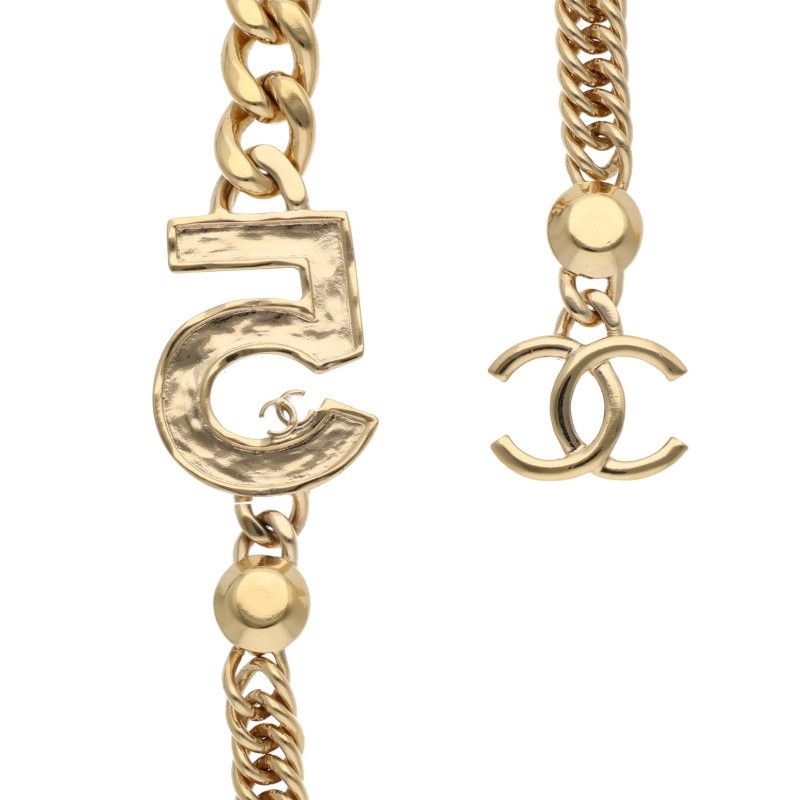 Chanel CC Logo Chain Necklace — view 4