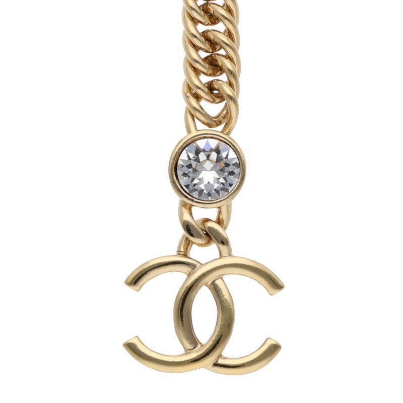 Chanel CC Logo Chain Necklace — view 3
