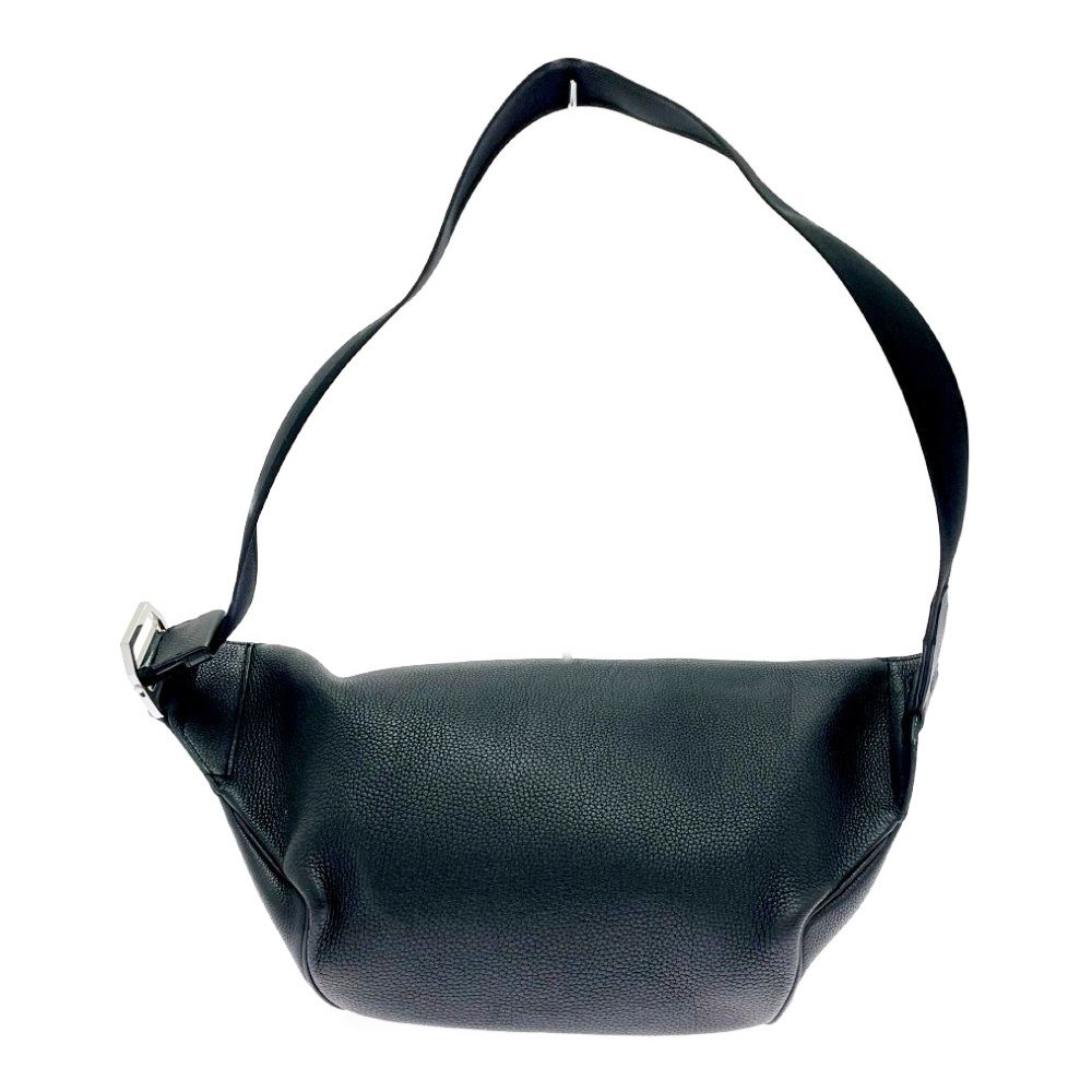 Hermes Color City Slide Cross GM Silver Black Belt Bag — view 4