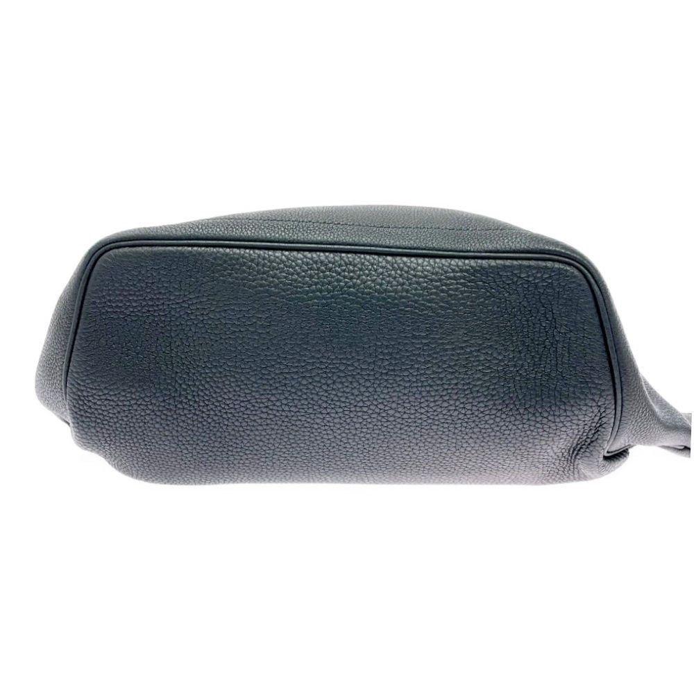 Hermes Color City Slide Cross GM Silver Black Belt Bag — view 5