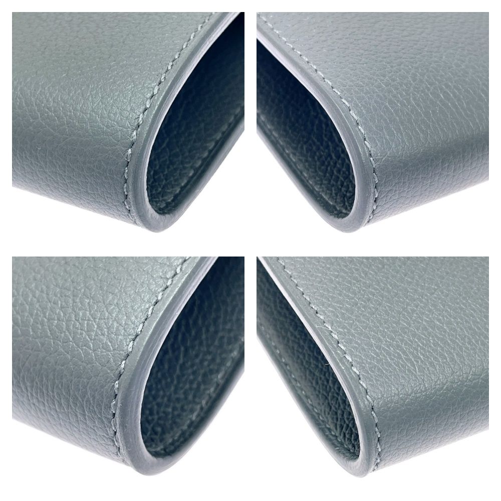 Hermes Kelly Wallet Long to Go Ardoise — view 6