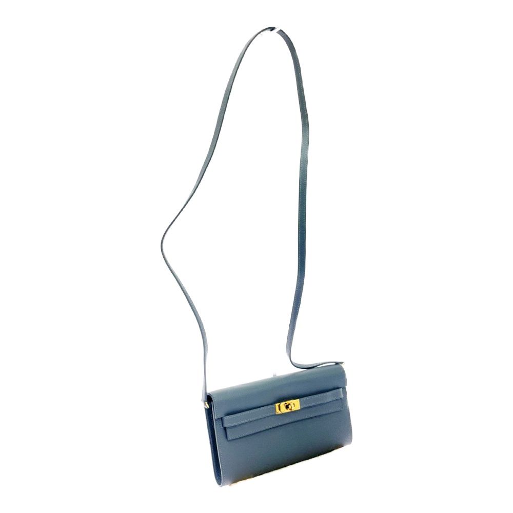 Hermes Kelly Wallet Long to Go Ardoise — view 2