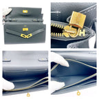 Hermes Kelly Wallet Long to Go Ardoise — view 9