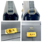 Hermes Kelly Wallet Long to Go Ardoise — view 8