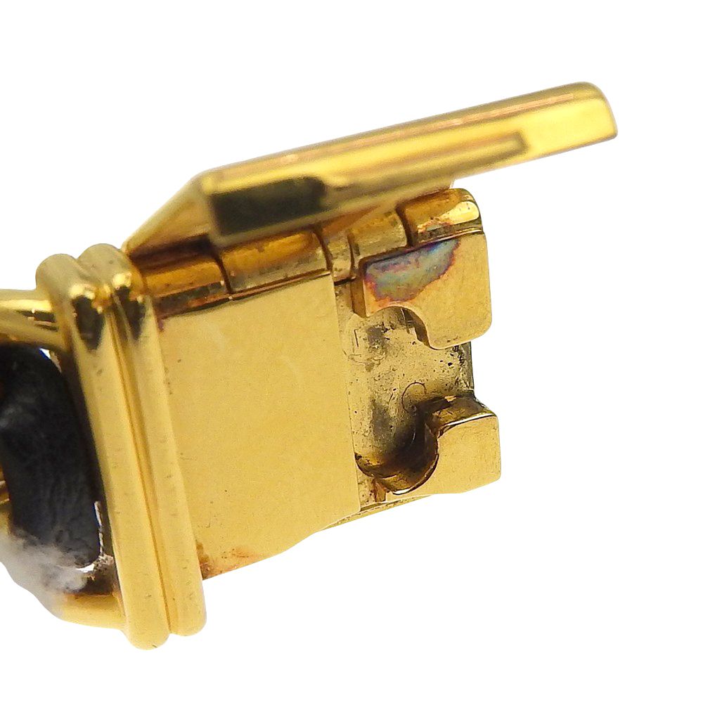 Chanel Premier S Gold Plated Leather Black Quartz Analog Display Dial Watch — view 8