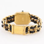 Chanel Premier S Gold Plated Leather Black Quartz Analog Display Dial Watch — view 5