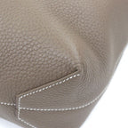 Hermes Double Sens 45 Taurillon Clemence Leather Tote Etoupe Bourg Nuit — view 8