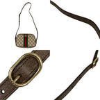 Gucci Small Camera Bag GG Supreme Beige & Dark Brown — view 7