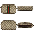 Gucci Small Camera Bag GG Supreme Beige & Dark Brown — view 2