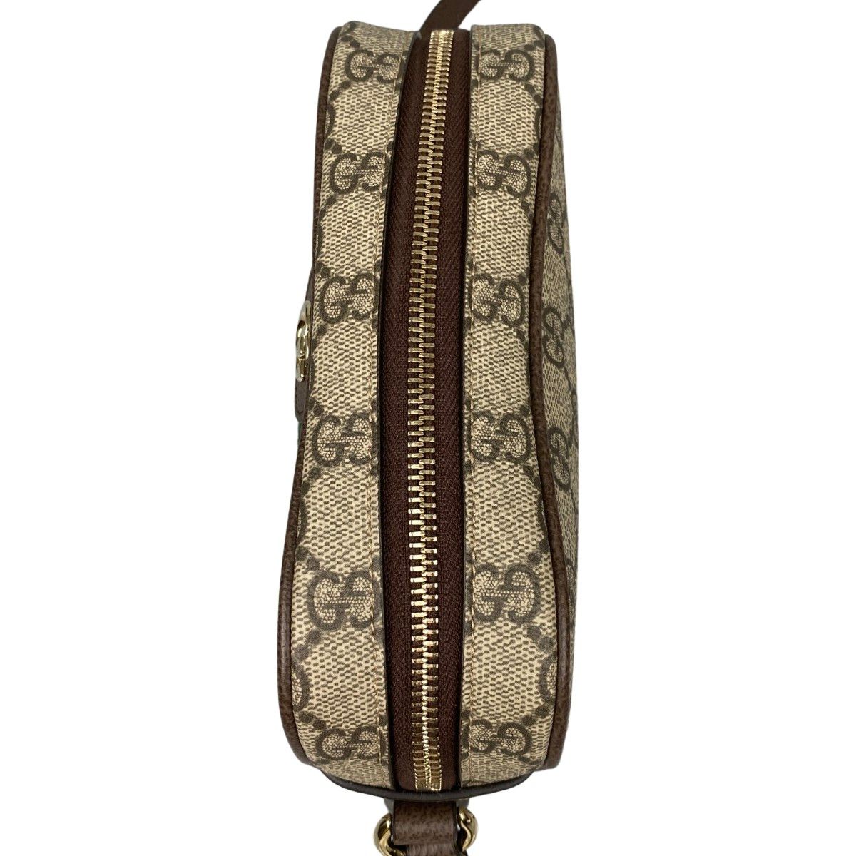 Gucci Small Camera Bag GG Supreme Beige & Dark Brown — view 4