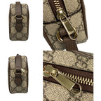 Gucci Small Camera Bag GG Supreme Beige & Dark Brown — view 3