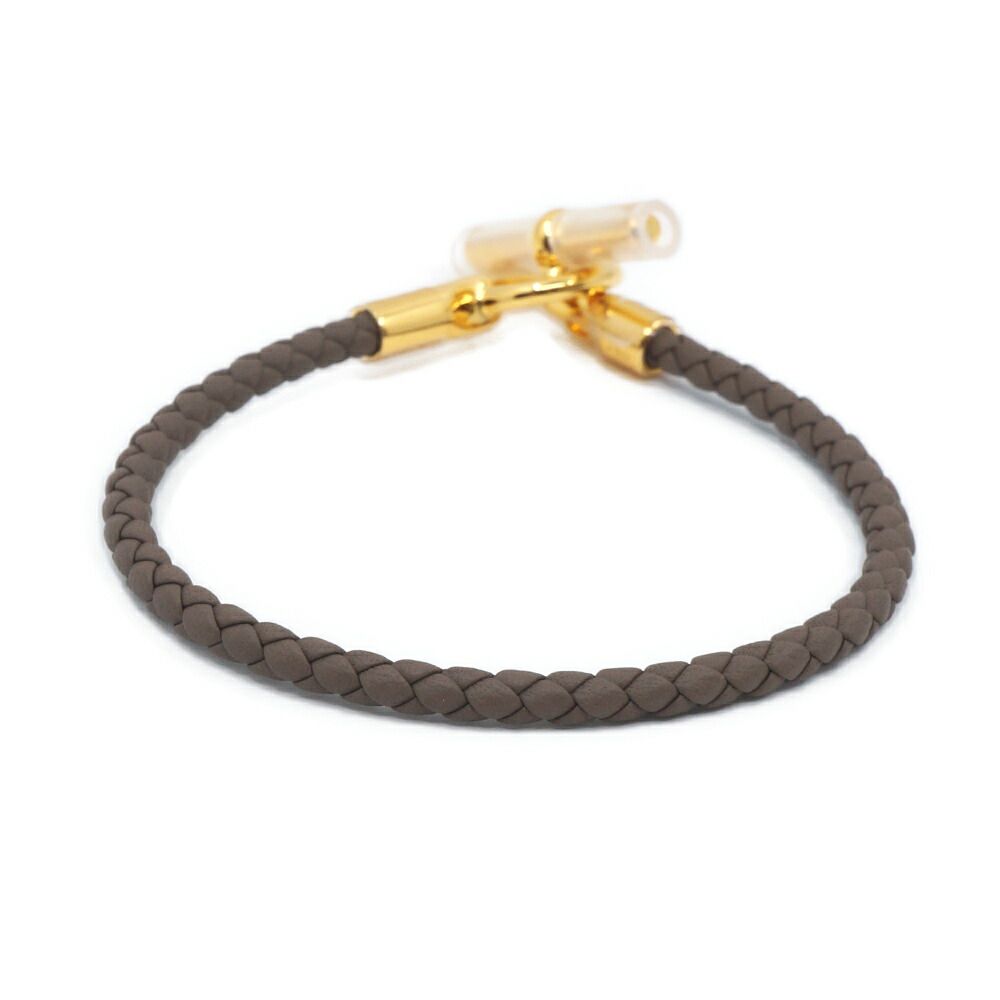 Hermes Bracelet Glenan Etoupe Gray Gold Small — view 2