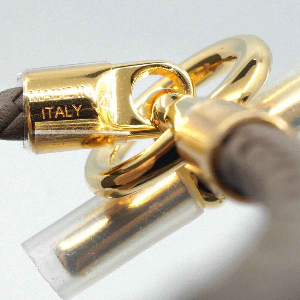 Hermes Bracelet Glenan Etoupe Gray Gold Small — view 7