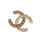 Chanel CC Logo Brooch Metal Gold Antique — view 3
