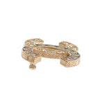 Chanel CC Logo Brooch Metal Gold Antique — view 5