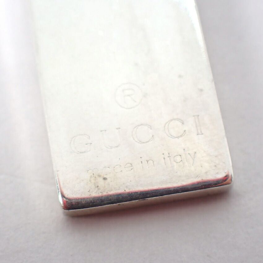 Gucci 925 Dog Tag Plate 2 Pieces Necklace — view 4