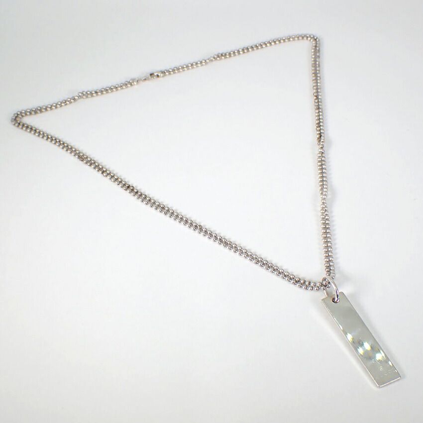 Gucci 925 Dog Tag Plate 2 Pieces Necklace — view 3
