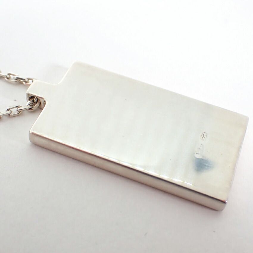 Gucci 925 Logo Plate Necklace — view 4