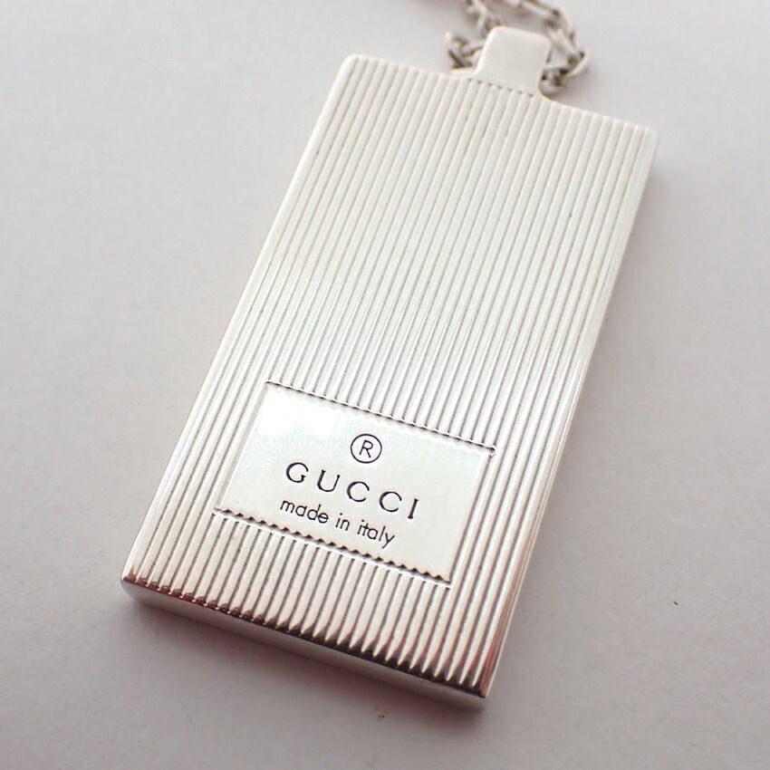 Gucci 925 Logo Plate Necklace — view 5
