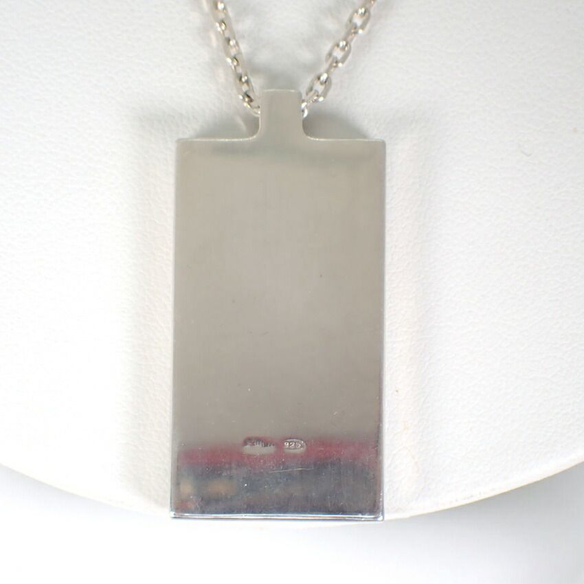 Gucci 925 Logo Plate Necklace — view 2