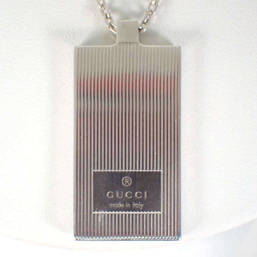 Gucci 925 Logo Plate Necklace — view 7