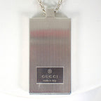 Gucci 925 Logo Plate Necklace — view 7