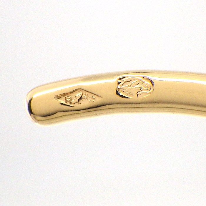Hermes Earrings Chaine D'ancre Hoop Diamond Total 18k Pink Gold — view 4