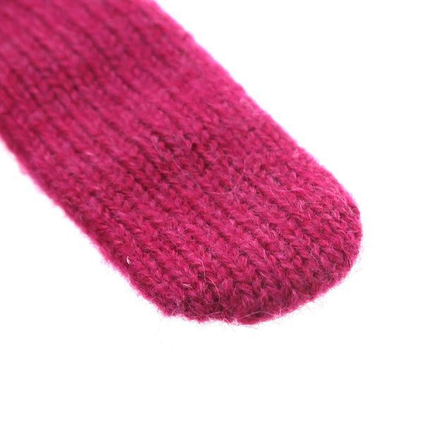 Hermes Knit Gloves Red — view 5