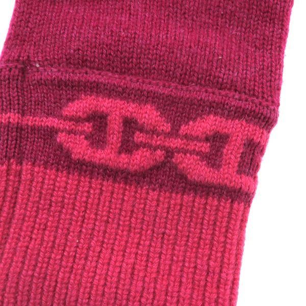 Hermes Knit Gloves Red — view 3