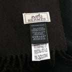 Hermes Scarf Black — view 8
