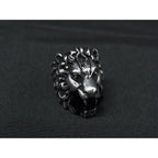 Gucci Lion Head Ring Silver