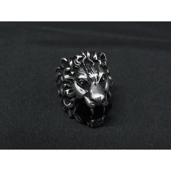 Gucci Lion Head Ring Silver