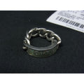 Gucci Chain Ring Silver Mint Green