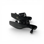 Hermes Gioia Sandals Shoes Suede Mesh Black Mule — view 6
