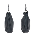Gucci Bamboo Black Gunmetal Leather 001 Shoulder Bag — view 8