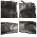 Gucci Bamboo Black Gunmetal Leather 001 Shoulder Bag — view 6