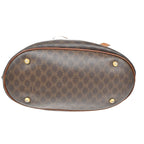 Celine Macadam Tote Shoulder Bag Brown Leather — view 6